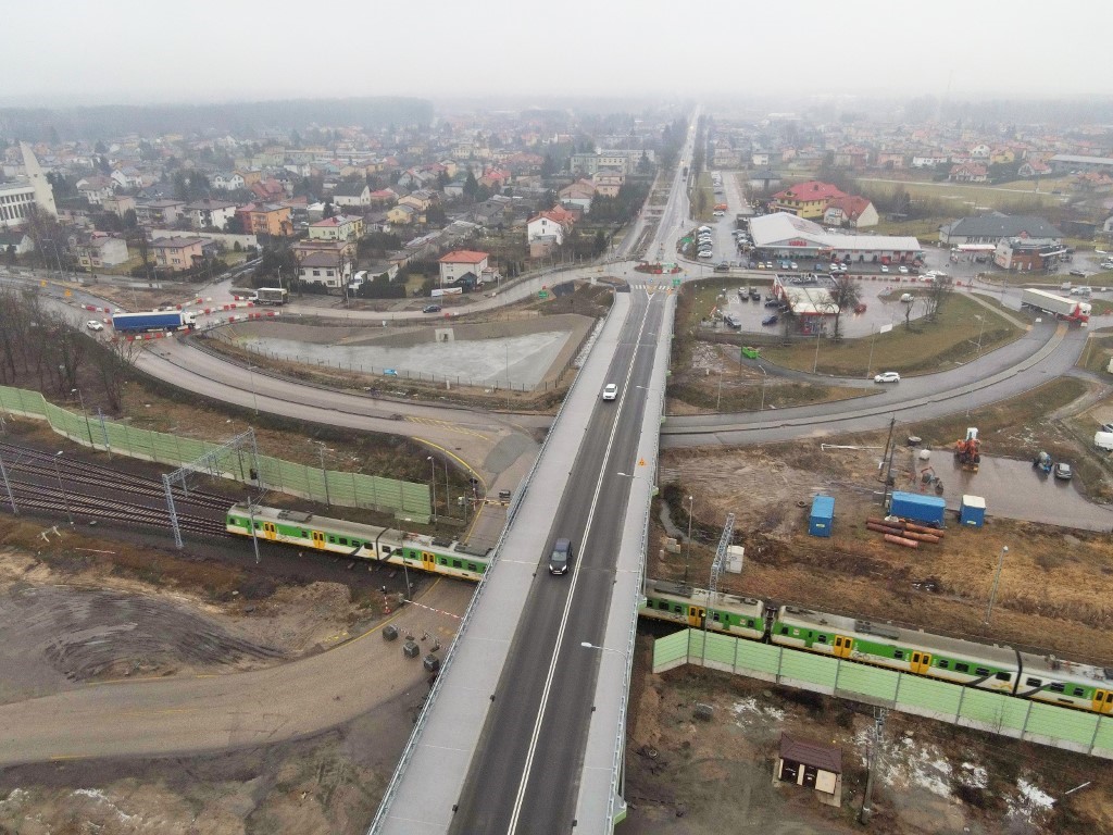 Nowy wiadukt w Łochowie Łochów