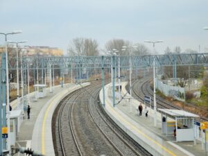 Częstochowa Raków, dwa nowe perony (fot. Katarzyna Głowa / PKP PLK)