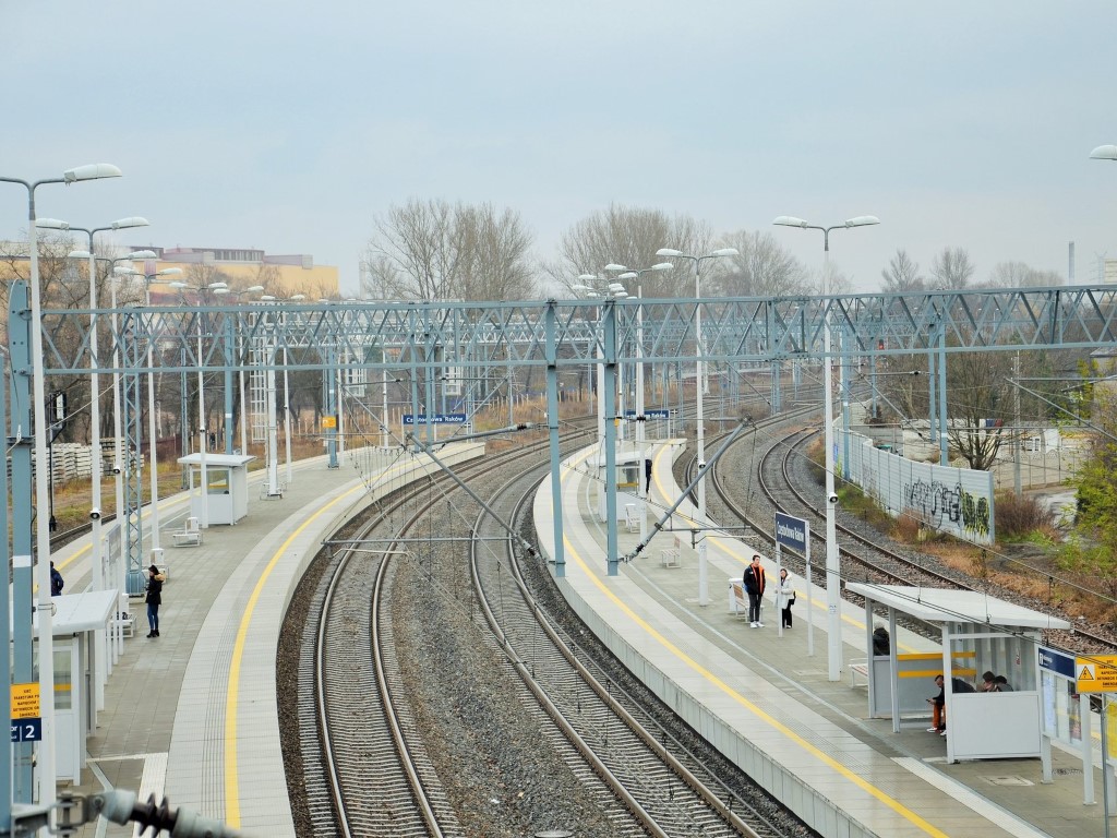 Częstochowa Raków, dwa nowe perony (fot. Katarzyna Głowa / PKP PLK)