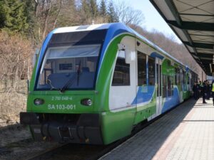 Na odcinku Uherce – granica państwa PLK wykonały prace niezbędne do bezpiecznego przejazdu składów pasażerskich. (fot. Zbigniew Bryndza / PKP PLK)