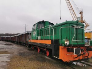 Do Portu Morskiego w Kołobrzegu dotarł pierwszy pociąg z produktami rolnymi z Ukrainy (fot. Port Morski Kołobrzeg)