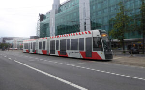 Tramwaj w Tallinie (Wizualizacja PESA Bydgoszcz)