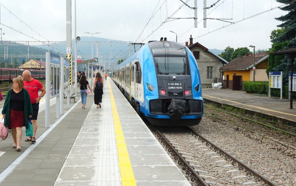 Stacja Sucha Beskidzka (fot. Maciej Mstowski / PKP PLK)