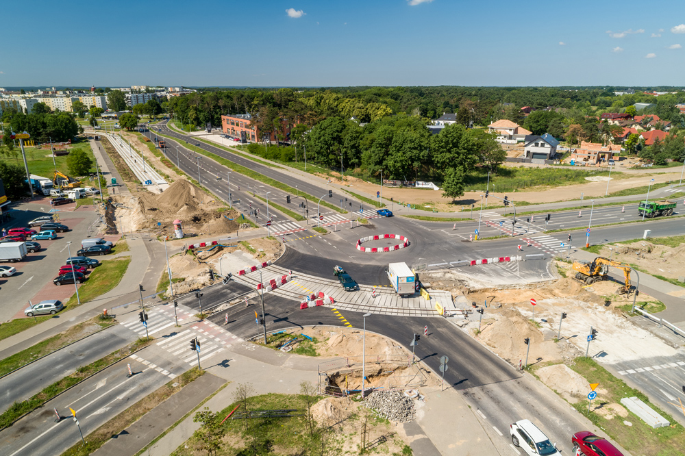 Budowa linii tramwajowej w Toruniu (fot. MZK Toruń)