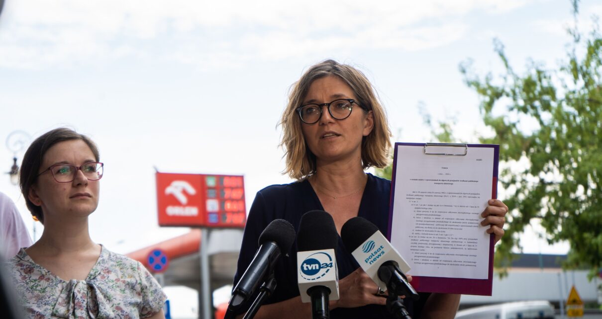 Apelujemy do wszystkich sił politycznych, żeby poparły naszą propozycję – mówi Magdalena Biejat z Lewicy. (fot. klub-lewica.org.pl)
