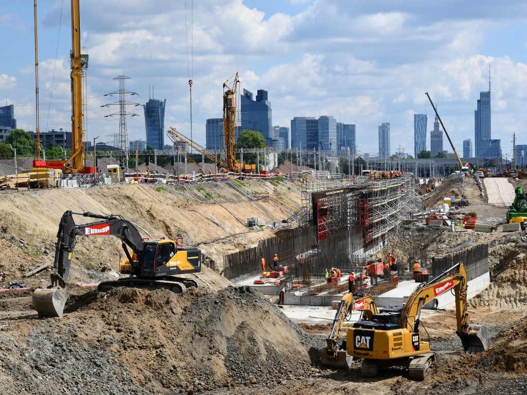 Prace na stacji Warszawa Zachodnia idą pełną parą (fot. Martyn Janduła / PKP PLK)
