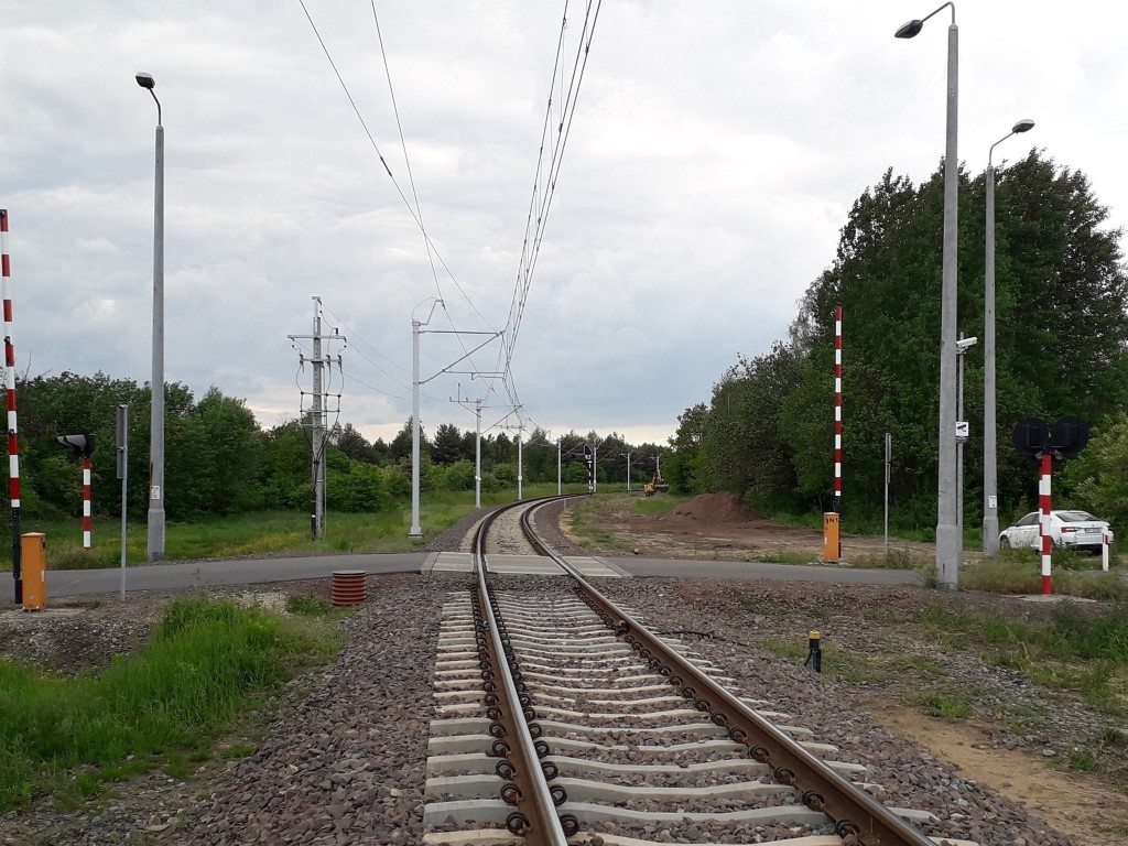 Nowy przystanek Jedlicze k. Zgierza (fot. Jakub Raj PKP PLK)