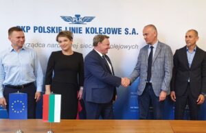 Przedstawiciele PLK i bułgarskiego zarządcy infrastruktury na spotkaniu dot. współpracy (fot. Jarosław Majchrzak / PKP PLK)