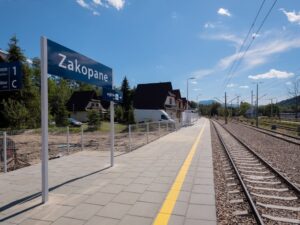 Stacja kolejowa Zakopane Spyrkówka (fot. Arkadiusz Mstowski / PKP PLK)