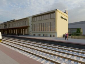 Wizualizacja dworca Rzeszów Główny (fot. PKP SA)