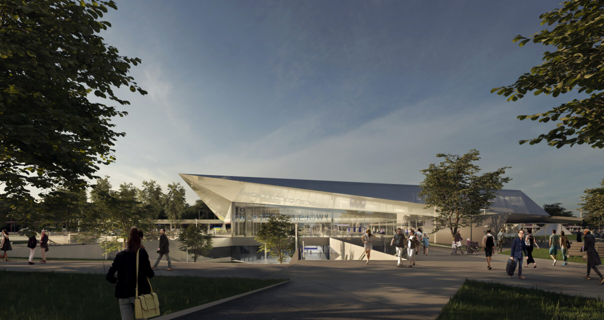 Wizualizacja przyszłego dworca Olsztyn Główny (fot. PKP SA)