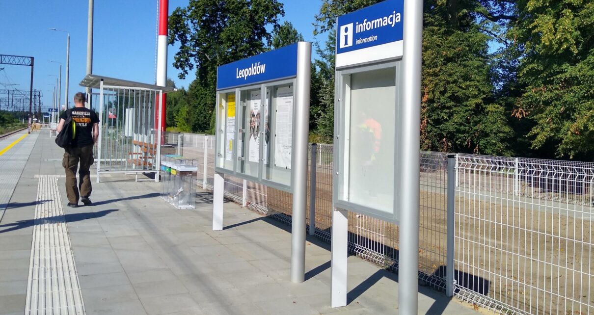 Nowy peron w Leopoldowie (fot. PKP PLK)