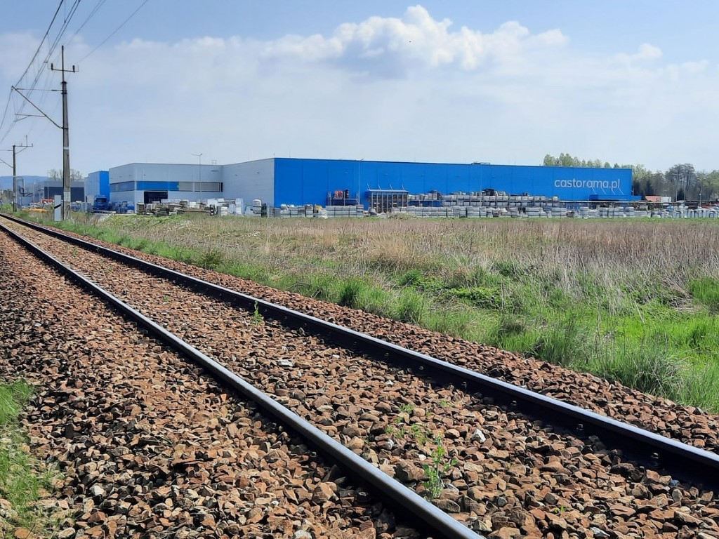 Lokalizacja planowanego przystanku Nowy Sącz Dąbrówka (fot. Karol Janusz / PKP PLK)