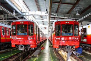 Warszawskie Metro przekaże do Kijowa rosyjskie składy, które do tej pory kursowały w Warszawie. (fot. ztm.waw.pl)