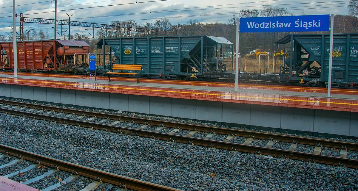 Peron na stacji Wodzisław Śląski (fot. Mirosław Siemieniec / PKP PLK)