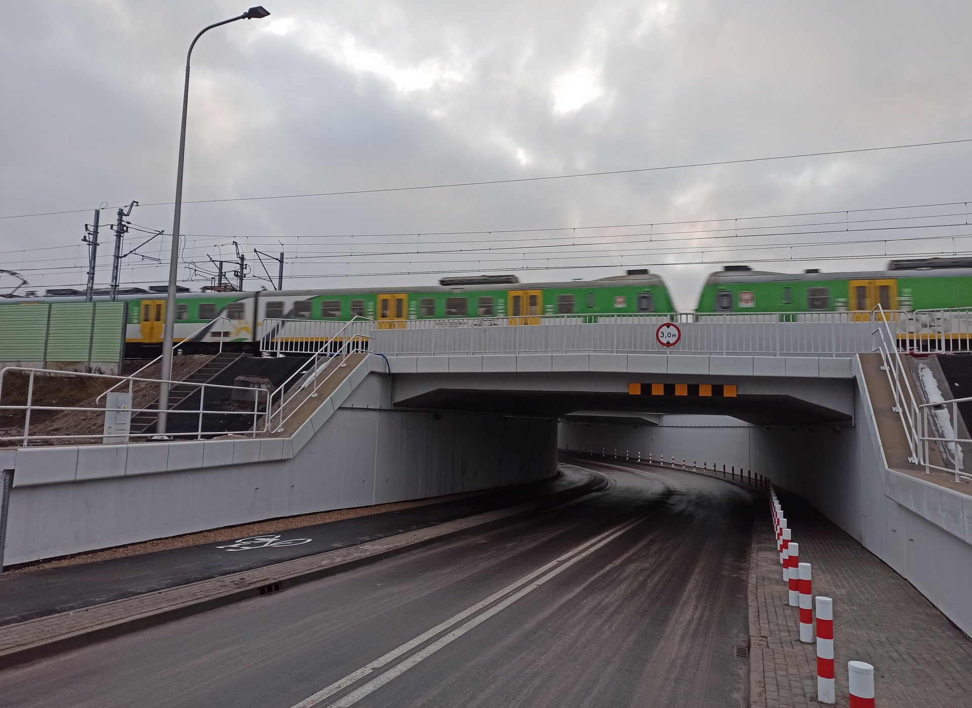 Tunel pod torami w ZIelonce (fot. Martyn Janduła / PKP PLK)