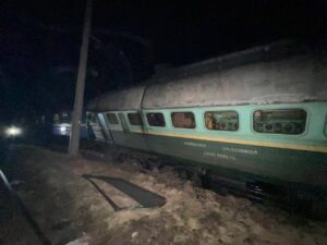Dlaczego pociąg relacji Kijów - Warszawa wypadł z torów? Wyjaśni to prokuratorskie śledztwo (fot. Волинська обласна прокуратура / Telegram)