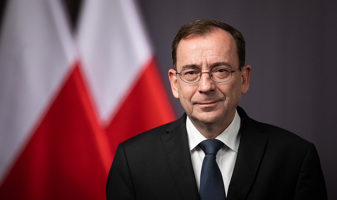 Szczegóły zatrzymania przekazał na konferencji prasowej minister Mariusz Kamiński (fot. KPRM)