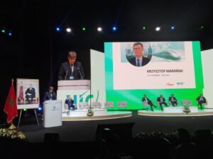 Krzysztof Mamiński, prezes zarządu PKP S.A. otworzył Światowy Kongres Kolei Dużych Prędkości (fot. PKP S.A.)