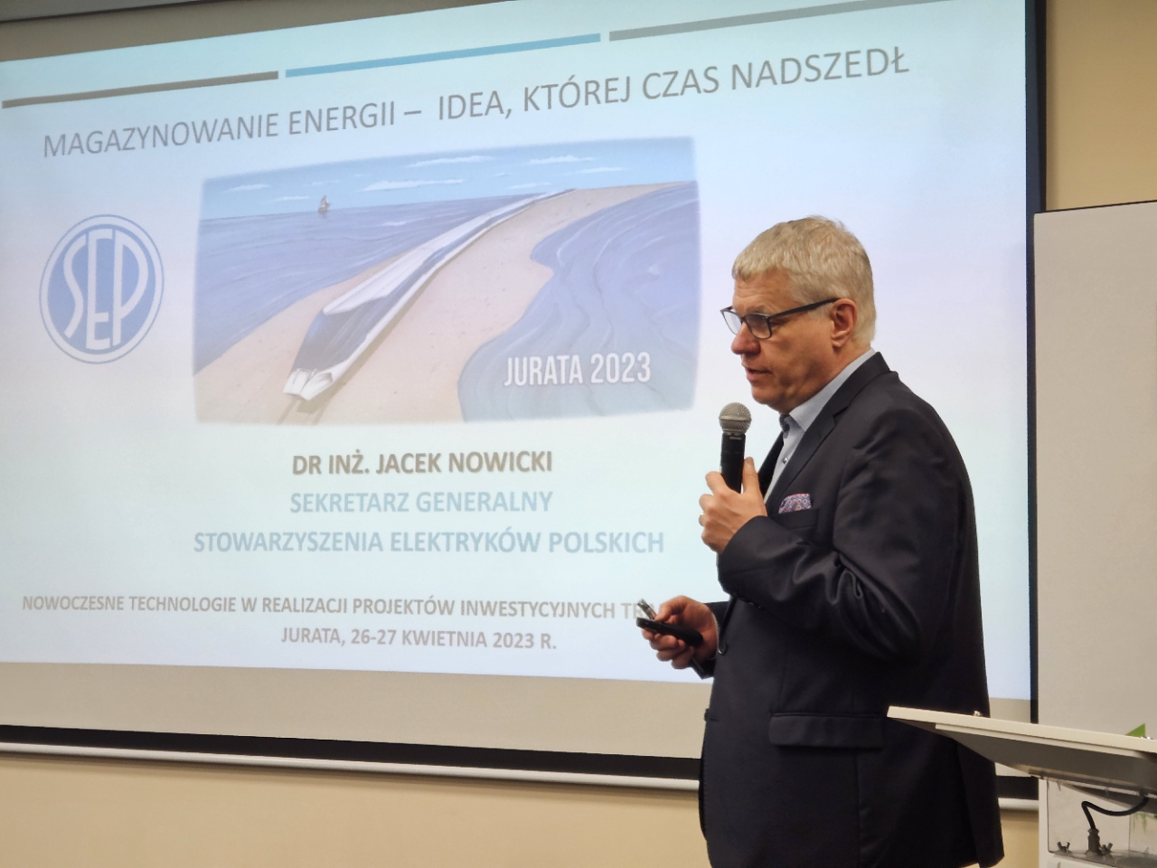 Dr inż. JACEK NOWICKI, SEKRETARZ GENERALNY SEP