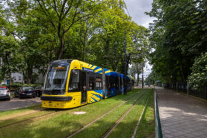 Zielone torowisko w Toruniu (fot. MZK Toruń)