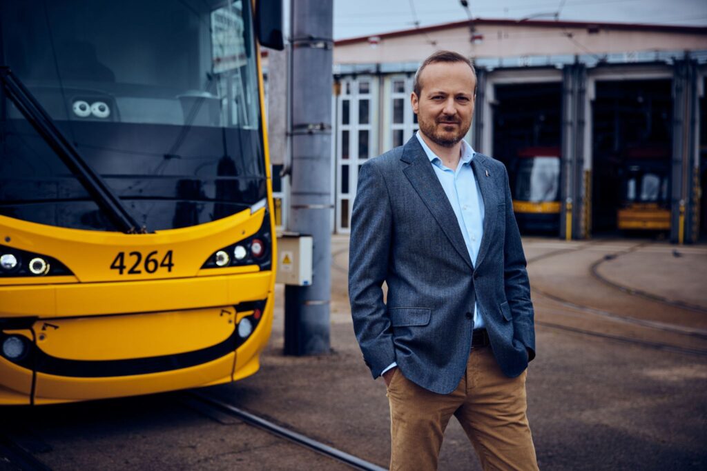 Prezes Tramwajów Warszawskich – Wojciech Bartelski (fot. TW)