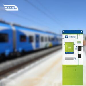 Na przystankach Szczecińskiej Kolei Metropolitalnej staną biletomaty. Ich wizualizację pokazała firma MERA-SERWIS SGL sp. z o.o.
