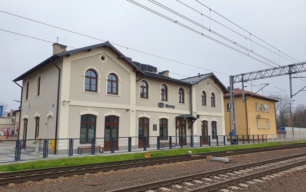 Do zdarzenia doszło w rejonie dworca kolejowego Mrozy.