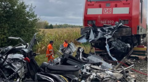 W wypadku zginął 49-letni kierowca (fot. komisariat policji w Stendal)