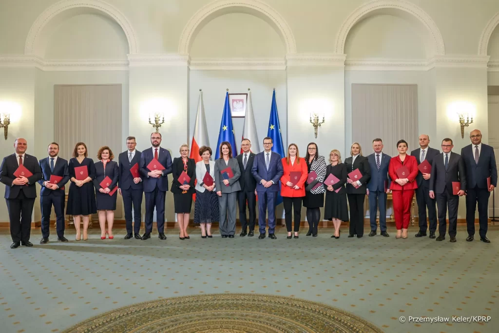 Skład nowego rządu Premiera RP Mateusza Morawieckiego (fot. Prezydent.pl)