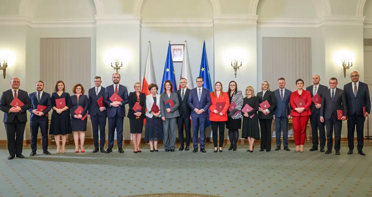 Skład nowego rządu Premiera RP Mateusza Morawieckiego (fot. Prezydent.pl)