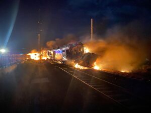 Wypadek na włoskich torach. Śmierć na miejscu poniosły dwie osoby.