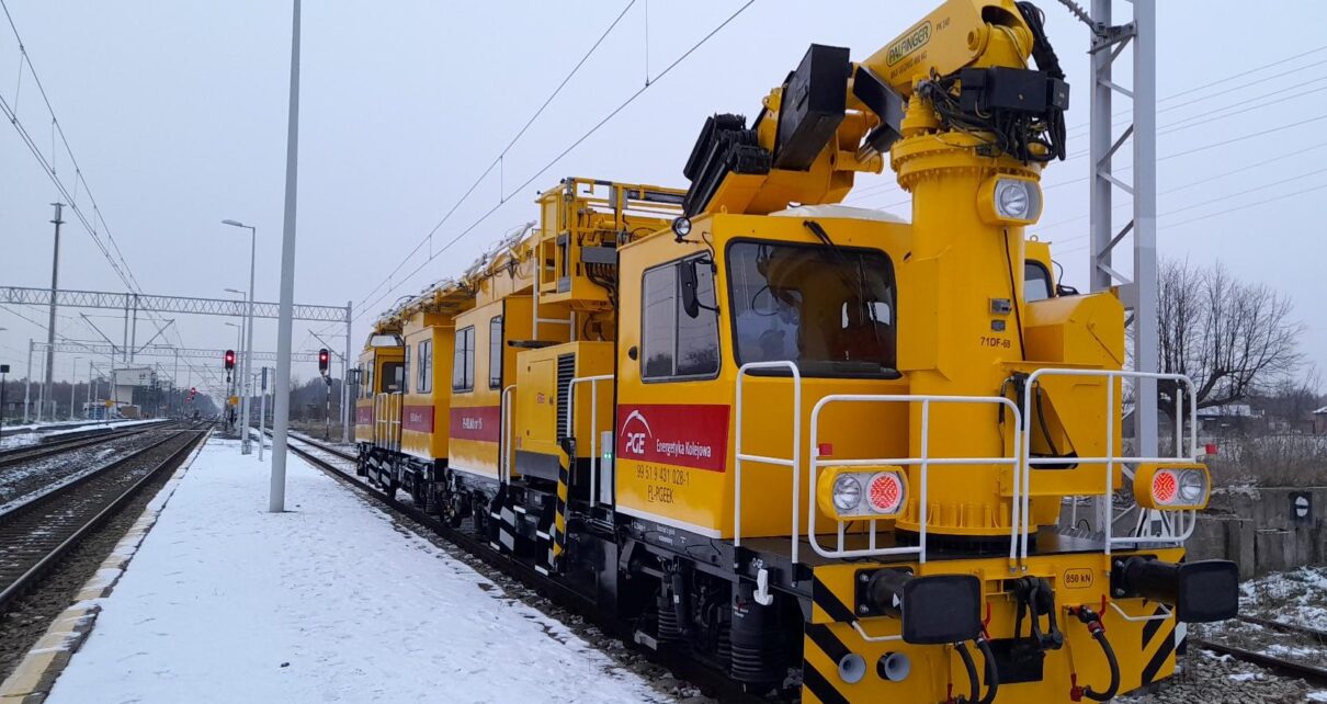 Pociąg sieciowy PGE Energetyka Kolejowa (fot. PKP PLK)