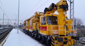 Pociąg sieciowy PGE Energetyka Kolejowa (fot. PKP PLK)