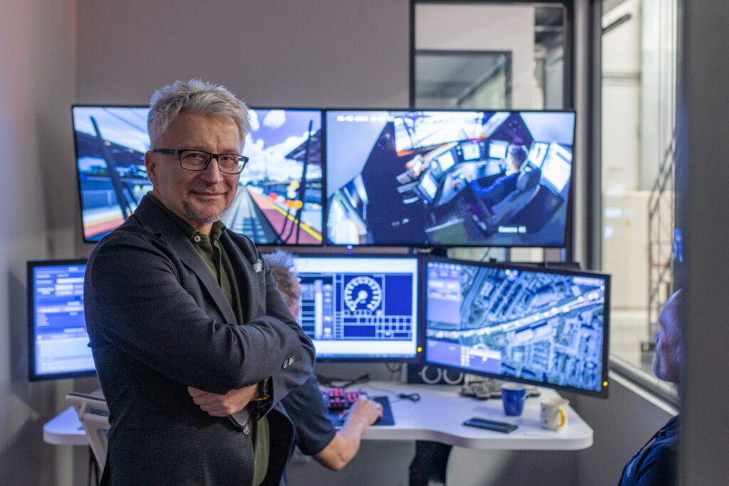 Dr inż. Ignacy Góra, Prezes Urzędu Transportu Kolejowego w Centrum Egzaminowania i Monitorowania Maszynistów