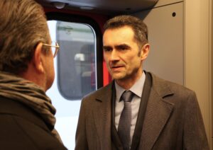 Wiceminister infrastruktury Piotr Malepszak (fot. Michał Ciechowski / Raport Kolejowy)