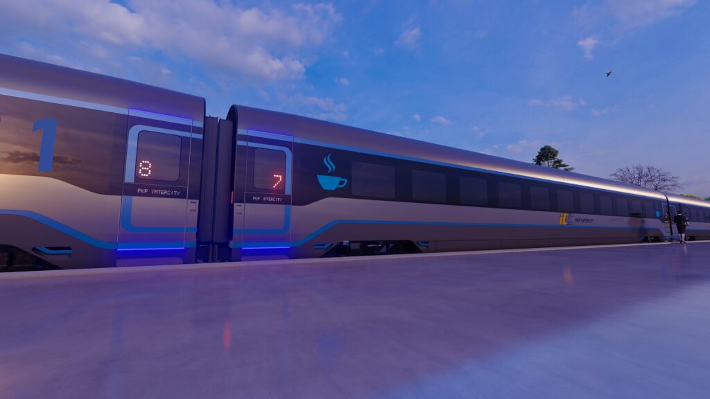 Wizualizacja nowych wagonów PKP Intercity