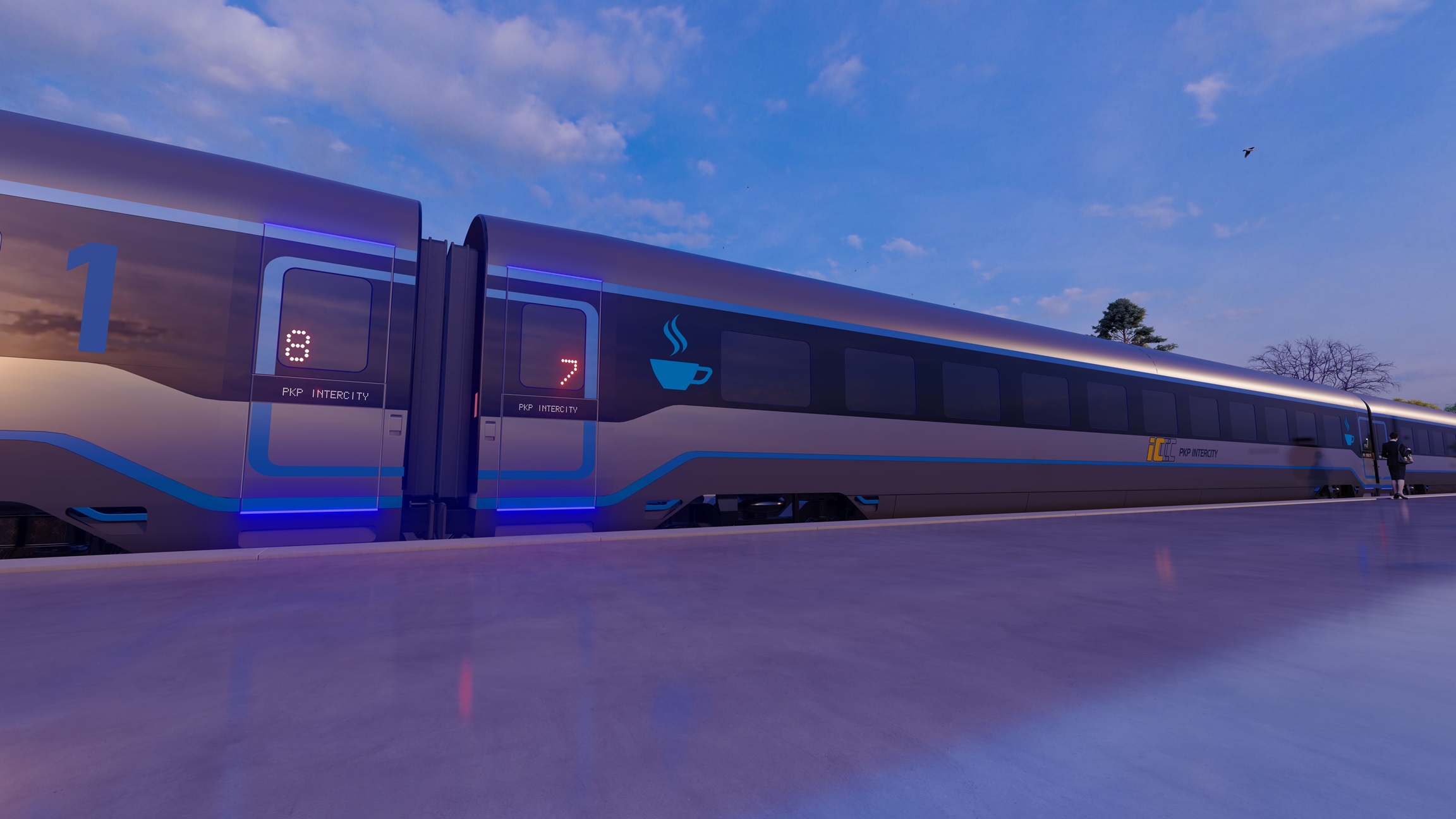 Wizualizacja nowych wagonów PKP Intercity