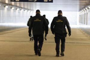 Funkcjonariusze SOK interweniowali na stacji Poznań Główny (fot. SOK)