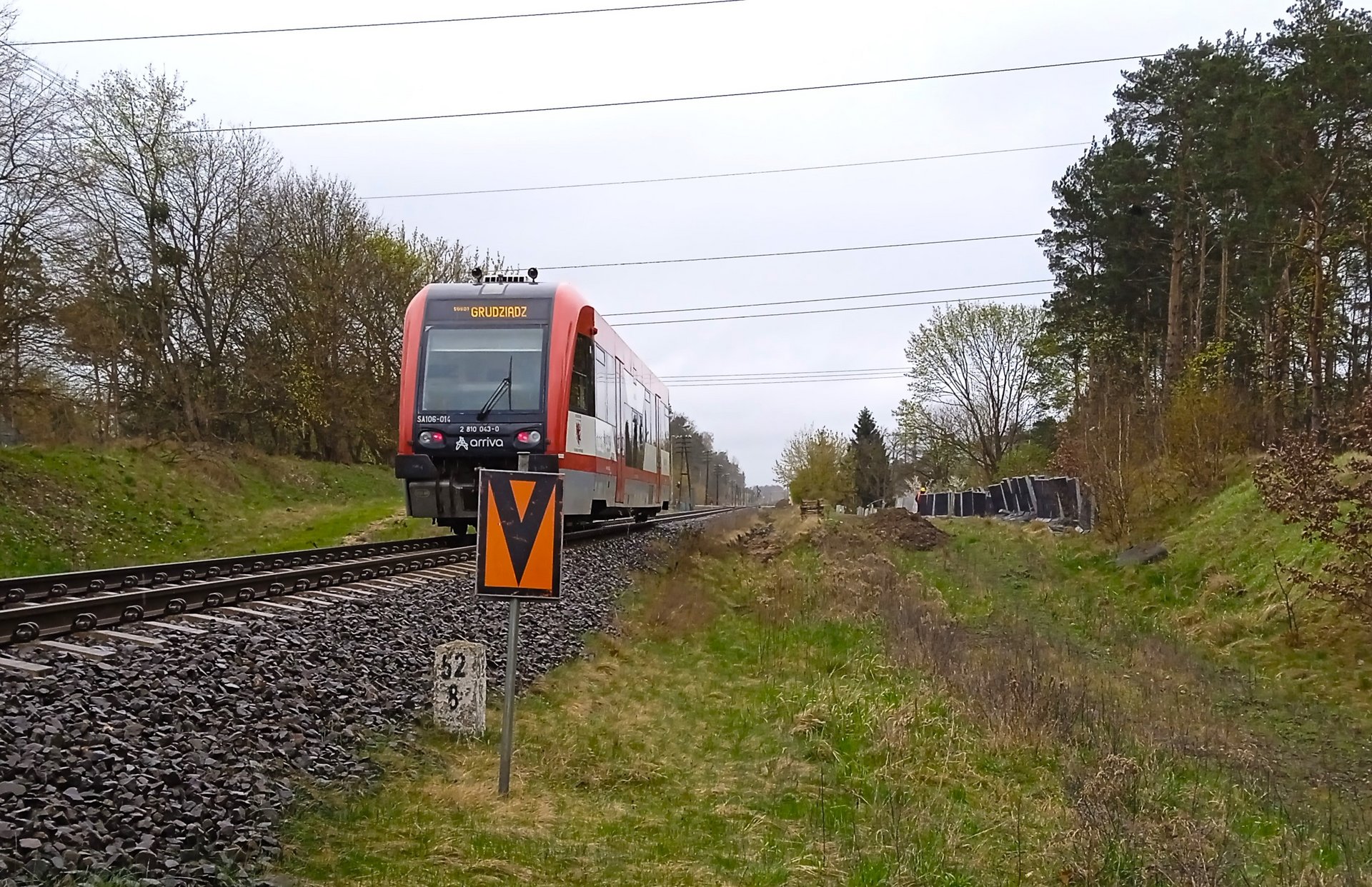 Miejsce budowy nowego przystanku kolejowego Grudziądz Rządz (fot. Mirosław Lewandowski / PKP PLK)